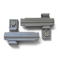 LEGO 6990 Futuron Monorail 2 x