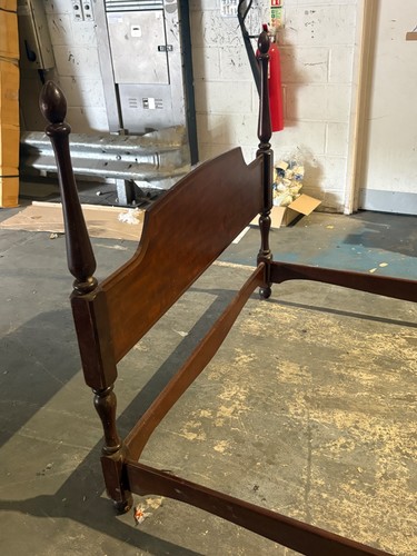 Vintage mahogany four poster - vintage,