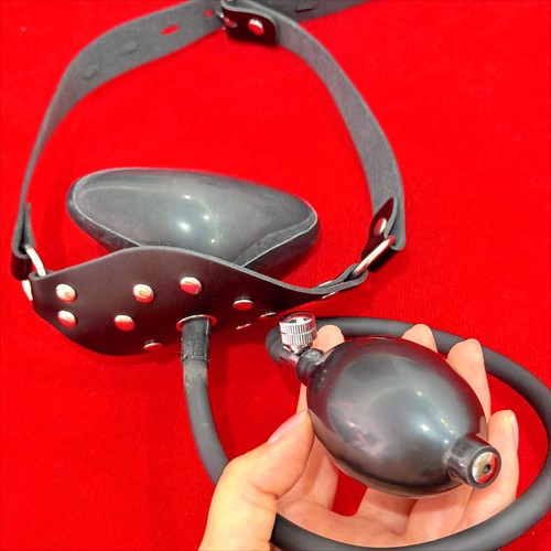 Inflatable oral restraint - inflatable,