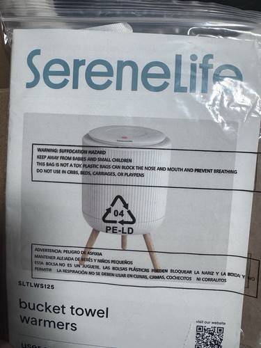 Serenelife bucket towel warmer - serenelife,