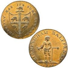 1793 CONDER HALF PENNY TOKEN