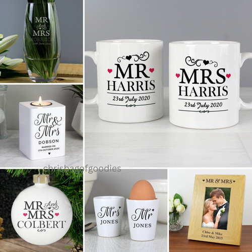 Personalised and mrs - &,