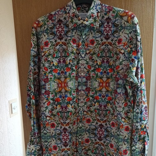 Eton shirt mens classic floral - mens,