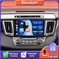 9" GPS Sat Nav Car Stereo For Toyota RAV4 2013-2018 Car Play Android 15 DAB 64GB