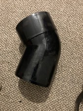 Polypipe SB404 Black 4" Soil Pipe 135 Degree Socket Spigot Offset Bend