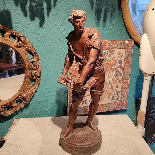 Vintage large laporte bronzed - large,