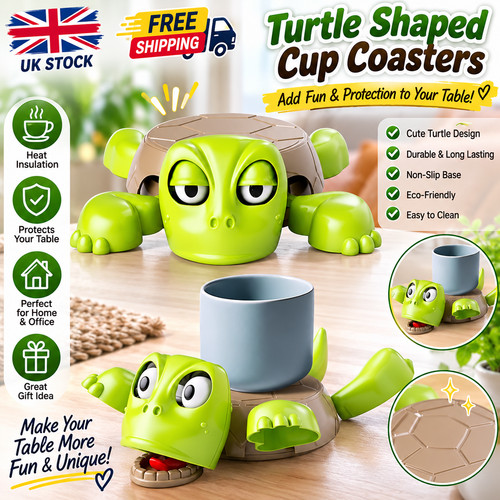 Turtle cup coaster heat - cup,