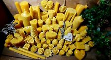 Handmade 100% Pure Beeswax Candles Taper Dinner Church Pillar Tealights Candle