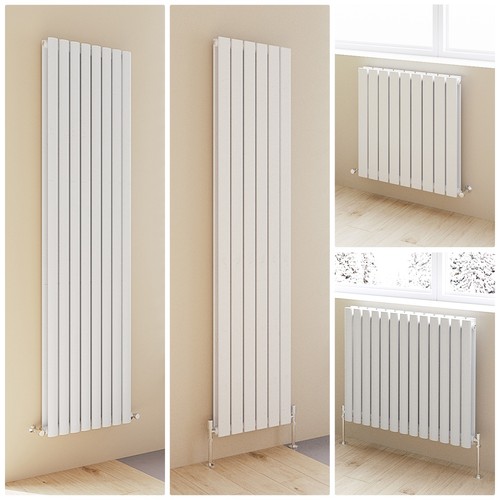 Designer white radiator - designer,
