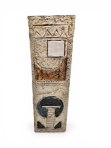 Troika tall cuboid slab - , vase