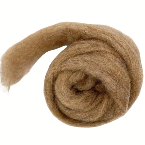 Corriedale carded wool - carded, sliver