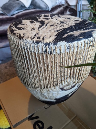 Vintage african tribal djembe - african,