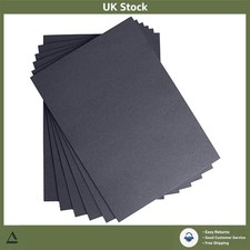 Value Pack of 50 A4 210 GSM Black Card Sheets – Smooth Finish for Professionals