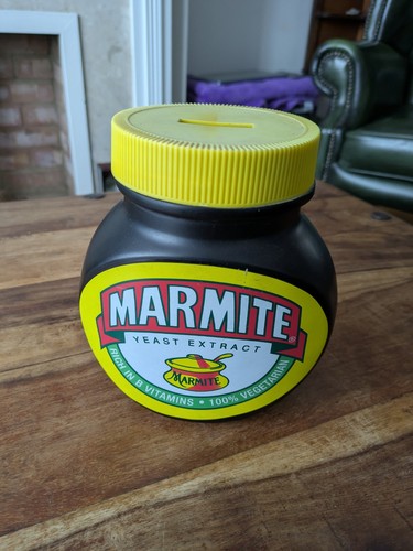 Marmite moneybox piggy bank - piggy,