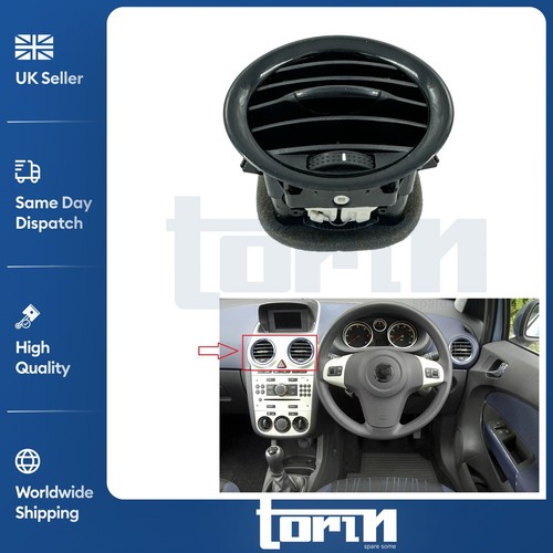 Black dash heater air - air, vent