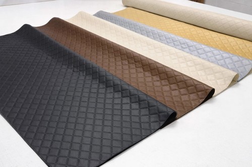 Leatherette fabric trellis - leatherette,
