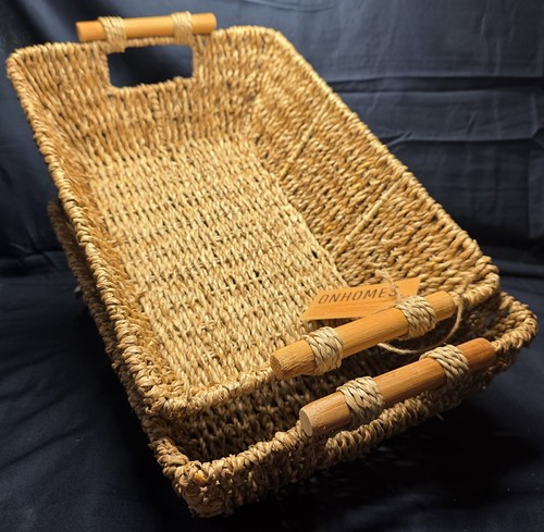 Pack wicker storage baskets - 2,
