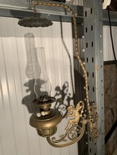 Showmans "ANGEL LAMP" oil lamp in working order. Showmans Wagon, Gypsy Vardo etc