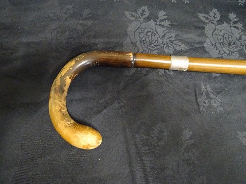 Vintage bamboo walking cane - vintage,