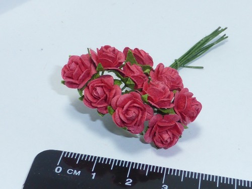 Scale roses red - roses, dolls