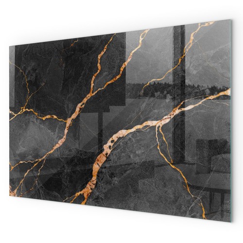 Glass hearth plate for wood - plate,