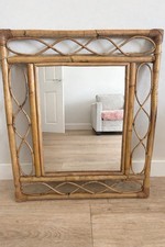 Vintage Bamboo Rattan Wall