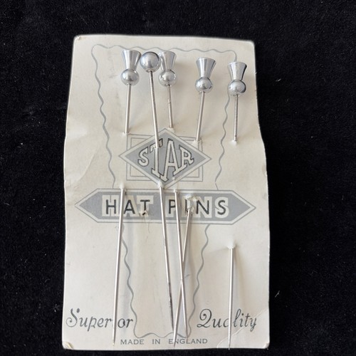 Vintage hat pins - hat,