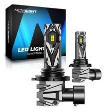 NOVSIGHT LED Headlight Bulbs Kit High Low Beam 60W 20000LM 6500K 9005 Bright