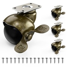 4 Pack 50Mm Ball Castor Wheel