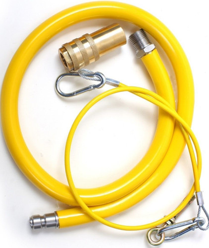 Yellow gas pipe - pipe, 3/4"