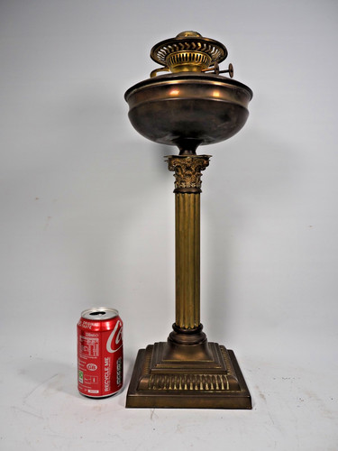 Antique oil lamp base - antique,