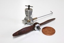 Rare 1950 Vintage John Oliver Tiger 0.09cc Prototype Diesel Model Engine, Used