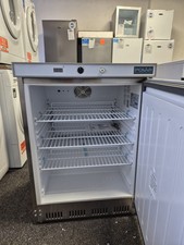 Polar ~  new Single Solid Door Undercounter Fridge ~ S/Steel Chiller Cooler ~
