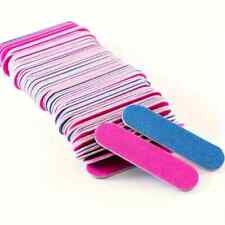 Mini NAIL FILES Emery Board DOUBLE SIDED Manicure PEDICURE DISPOSABLE Travel UK