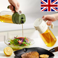 2-in-1 Glass Oil Spray Bottle