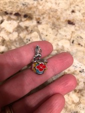 James Avery Retired Humming Bird Art Glass Finial Bead. Rare! Beautiful