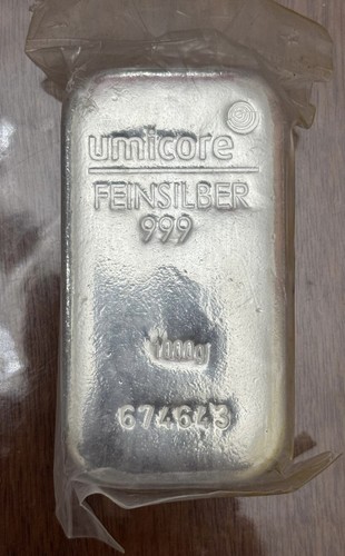 1kg umicore silver bullion bar - umicore,