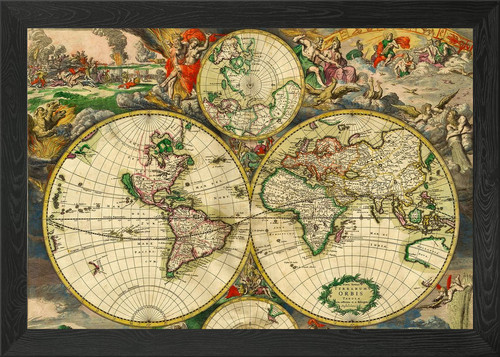 Antique world map - world,