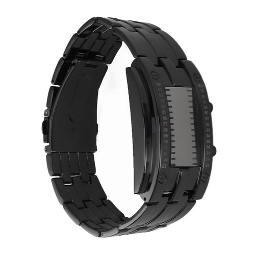 Dual line binary watch - line, digital