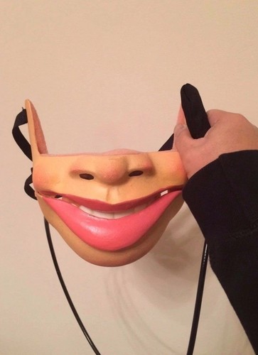 Ventriloquist half mask - ventriloquist,