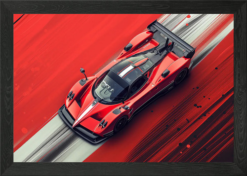 Pagani zonda red supercar - zonda,