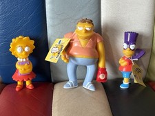 Vintage The Simpsons Burger King Toys - Bartman - Lisa - Barney - 2001