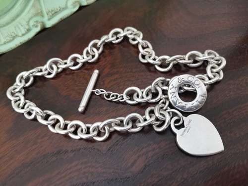 Vintage tiffany heart tag - vintage, &