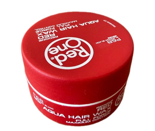 Red one aqua hair - red, wax