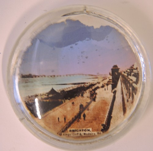 Victorian glass paperweight - glass,