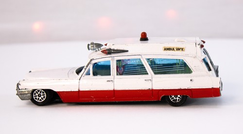 Vintage dinky toys - vintage, ambulance