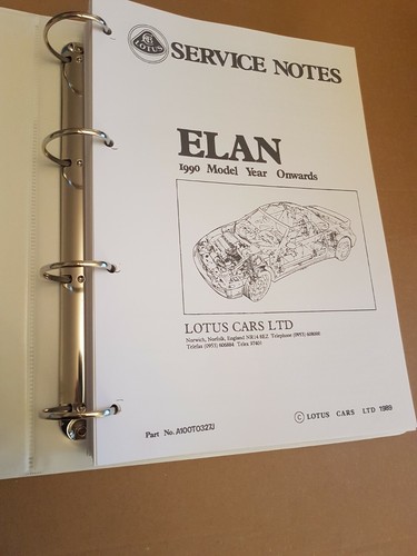 Lotus elan m100 service - elan,
