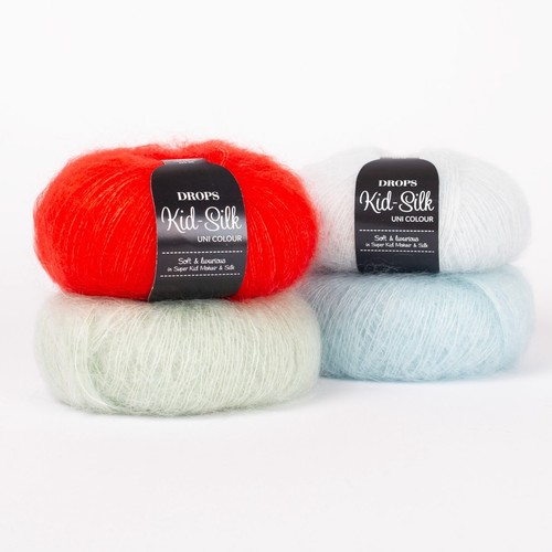 Fluffy mohair silk yarn - fluffy,