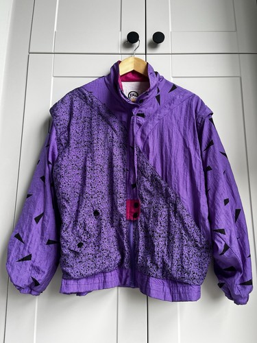 Vintage 80s purple shell - 80s, suit