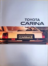 Toyota Carina II Brochure 1985